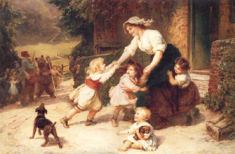 Frederick Morgan The Dancing Bear oil painting image